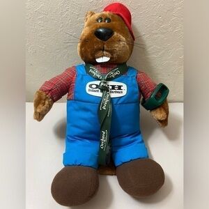 Orchard Supply Hardware OSH 16 “ Beaver Plush Stuffed Animal Very Rare